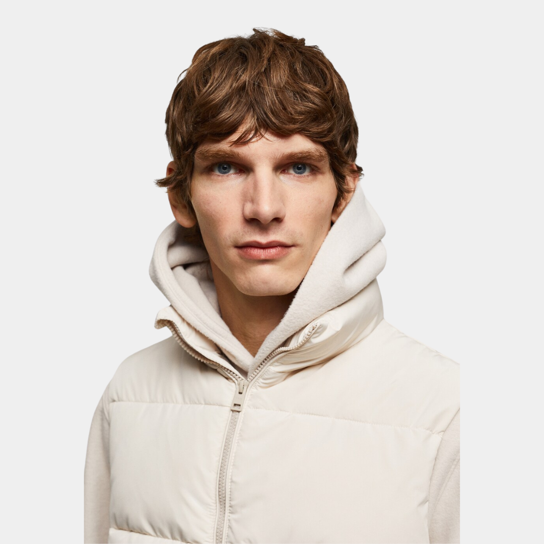 Tan Puffer Vest