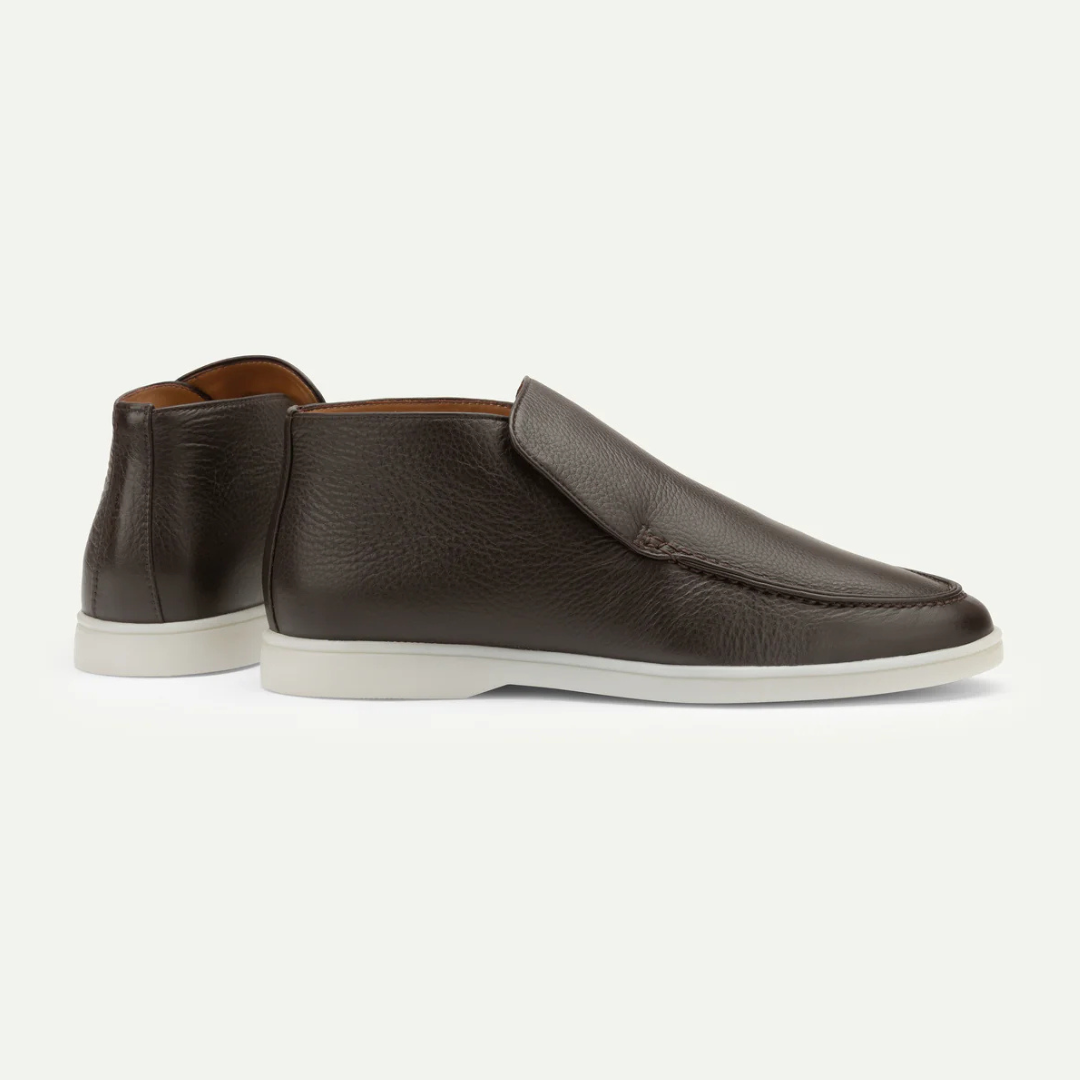 Brown Grain City Loafer