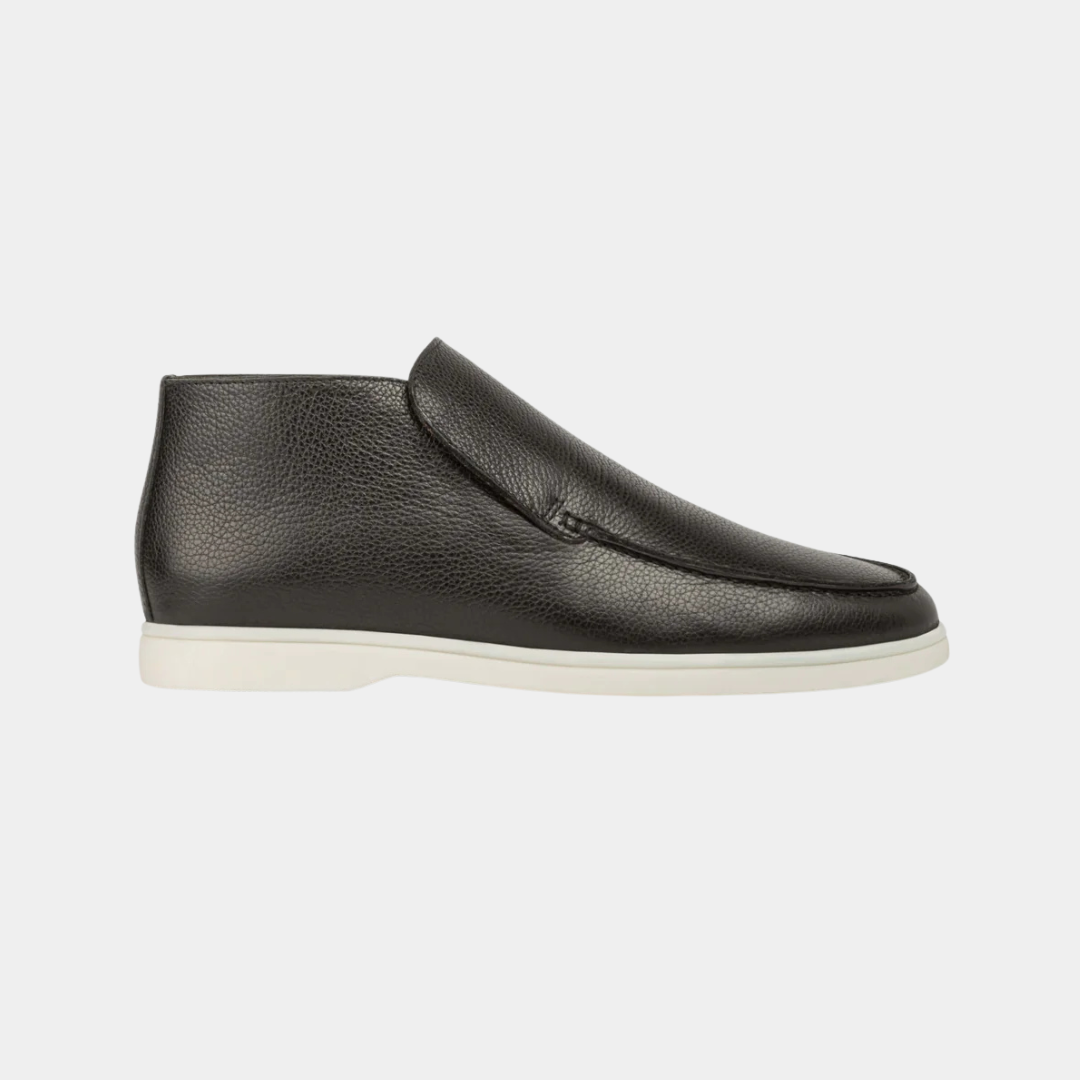 Black Grain City Loafer