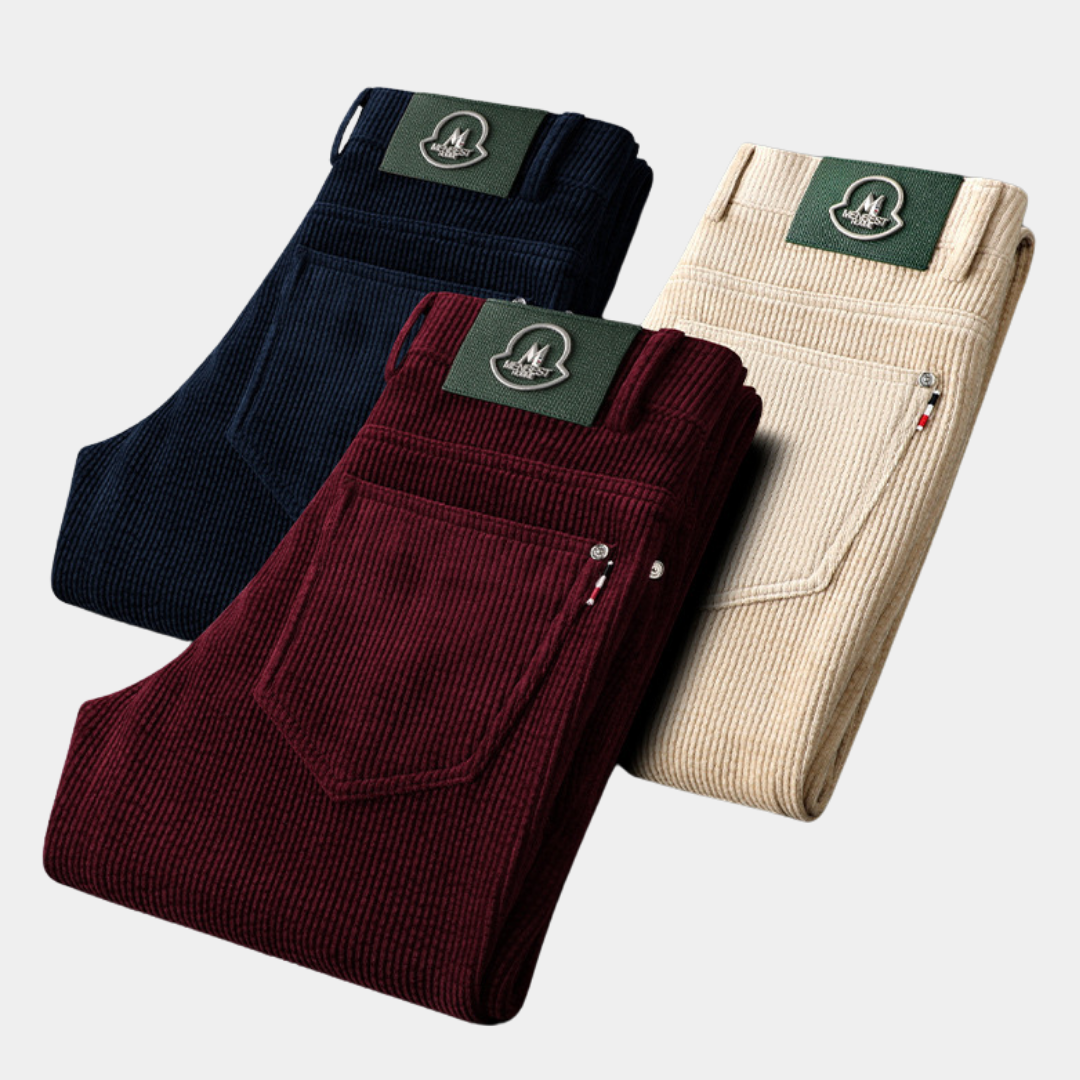 Tailored Fit Corduroy Pants